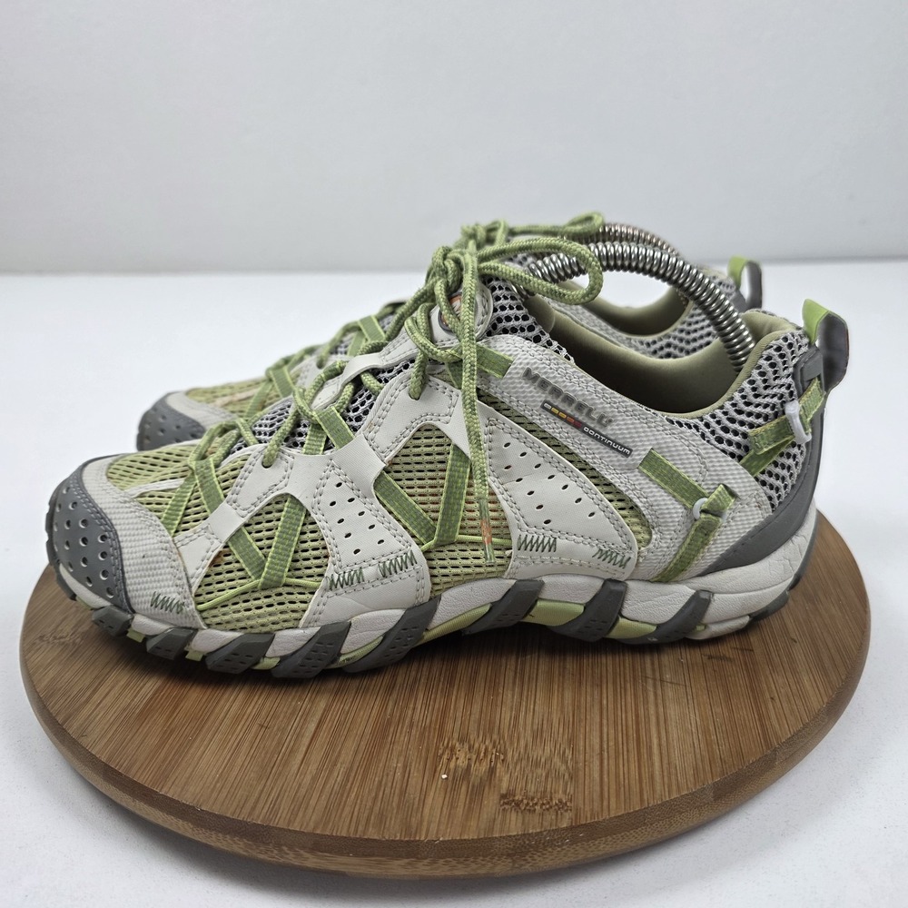 Merrell Waterpro Maipo Shoes Womens Size 9.5 Green Hiking Water Vibram Sneakers